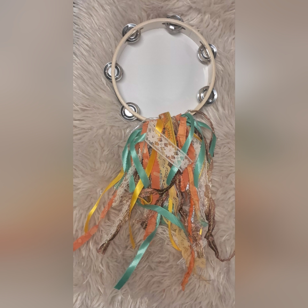 8" Festival Tambourine - Picture 5 of 5